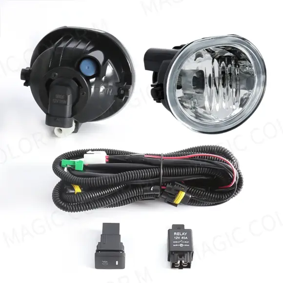 For Toyota Matrix Pontiac Vibe 2003 2004 2005 2006 2007 2008 Fog Light Lamps Clear Lens Bumper Headlights Driving Left/Right 12V - Image 2